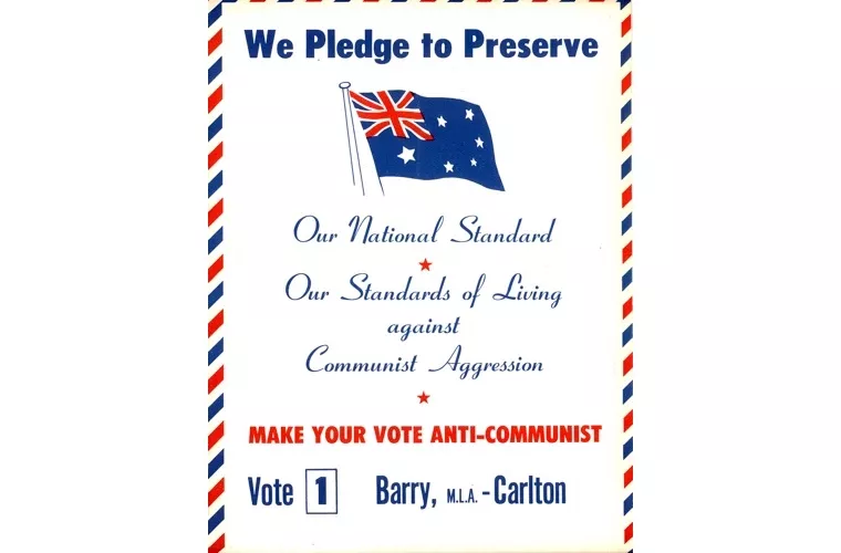 Anti Communist how to vote leaflet