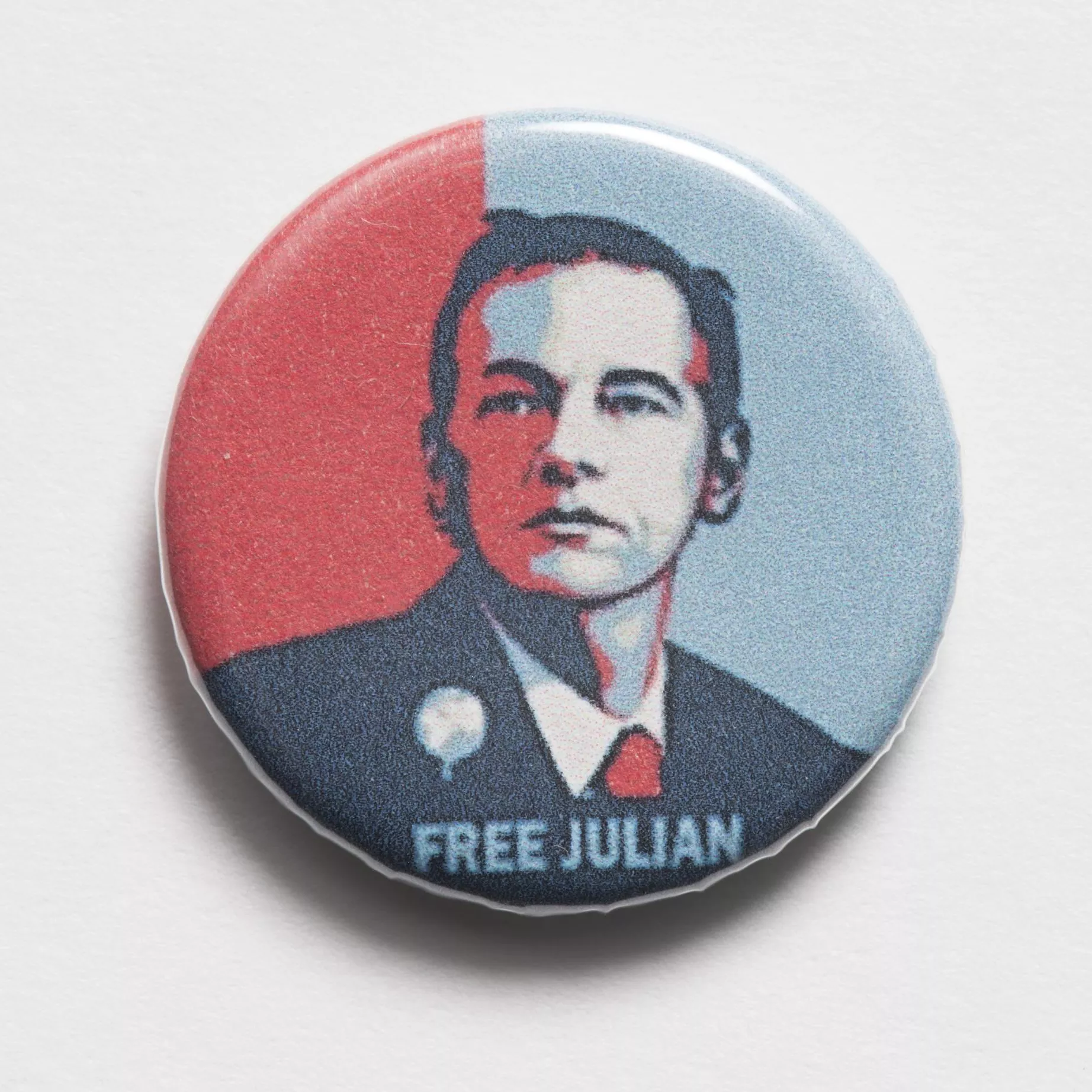 Julian Assange supporters’ badge