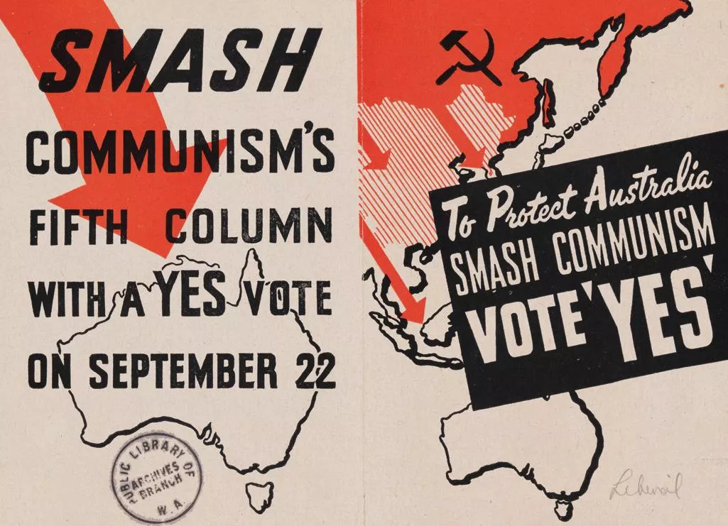 1951: Communists and communism referendum